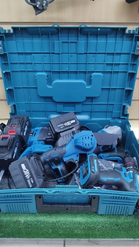 Набор электроинструмента Makita 5 В 1, 4 АКБ