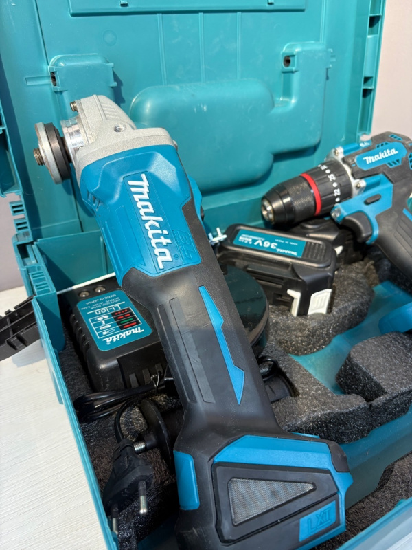 Набор электроинструмента Makita 2 в 1 DGA404